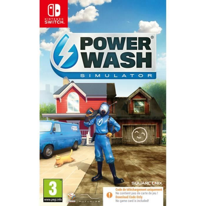 Jeu vidéo - SQUARE ENIX - Power Wash Simulator - Nintendo Switch - 7+ - Jusquà 6 joueurs
