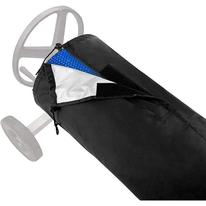 Housse De Protection Pour Enrouleur De Couverture Solaire Piscine | Anti-Vent/Pluie/UV | Taille 16-20 Pieds