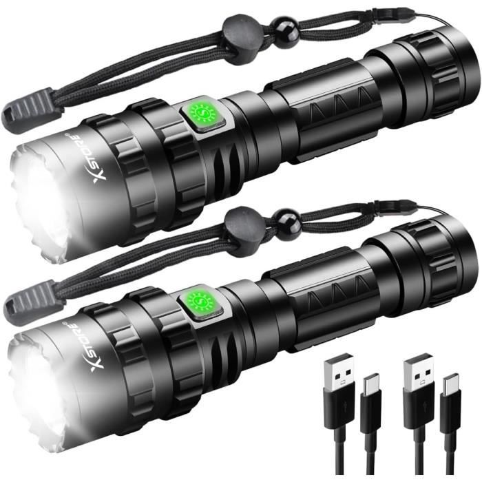 Lampe de poche LED Rechargeable par USB main image 1