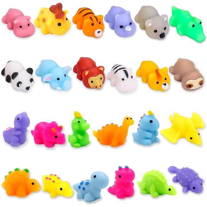 Chennyfun 24 pcs Animal Mochi Squeeze Toy, Kawaii Squishy Jouets Animaux  Dinosaure, Mini Doux Squeeze Anti-Stress Jouets,Squeeze71 - Cdiscount