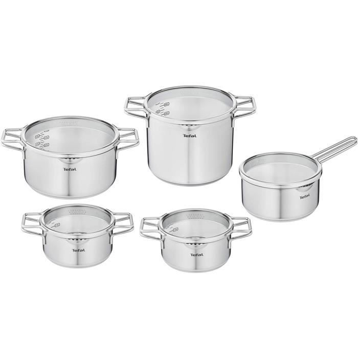 Tefal H852S6 Lot de 10 casseroles à induction
