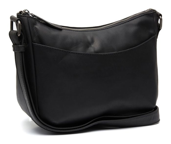 Sac Bandoulière Croisé The Chesterfield Brand – Modèle Ellon – 100% Cuir De Vache Noir – Avec étiquettes – Réf. C48.136000