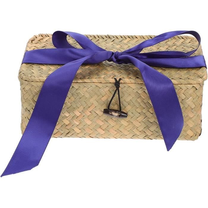 Panier De Rangement En Résine Tissée Avec Couvercle Et Serrure - Déco Et Organisation - ARPAN