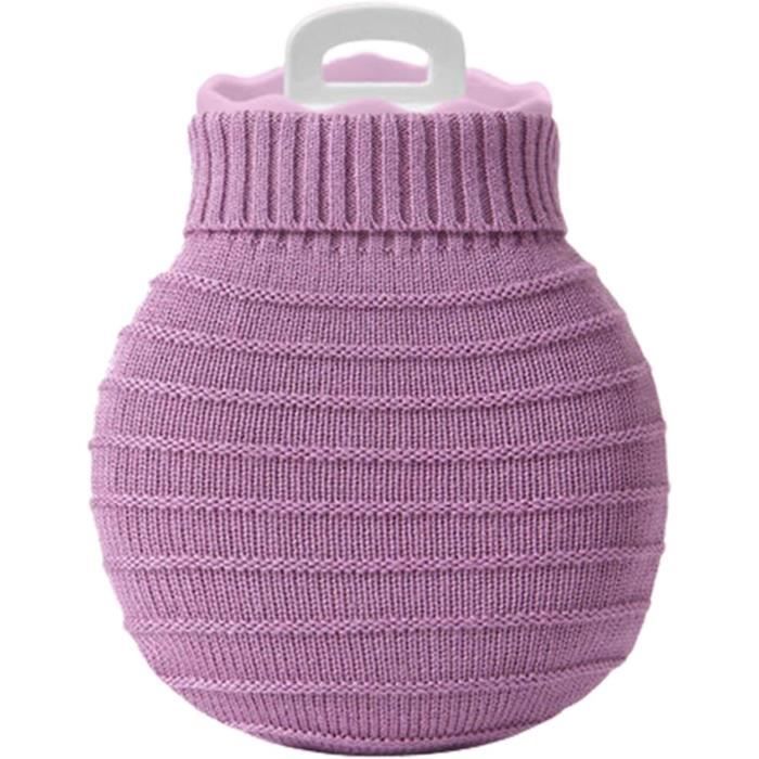 Bouillotte Chat En Silicone Avec Housse – Mini Peluche Chaude Pour Mains Et Corps – Idéal Pour Femmes, Hommes Et Enfants – Design Mignon Et Sûr