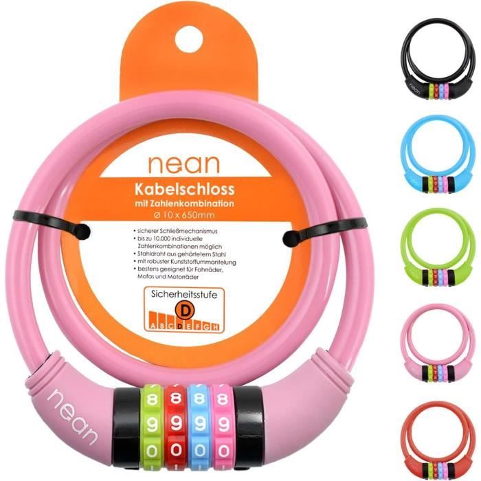 Antivol De Vélo Enfant à Ceinture - Modèle Résistant First Alert EL52-2, Neuf, Fabrication Chine