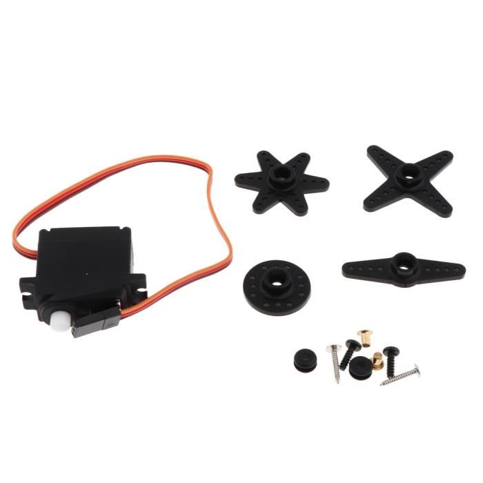 Servo moteur de direction voiture RC pour camion militaire WPL B14 B16 B24 Servo moteur de direction voiture RC pour camion militaire WPL B14 B16 B24