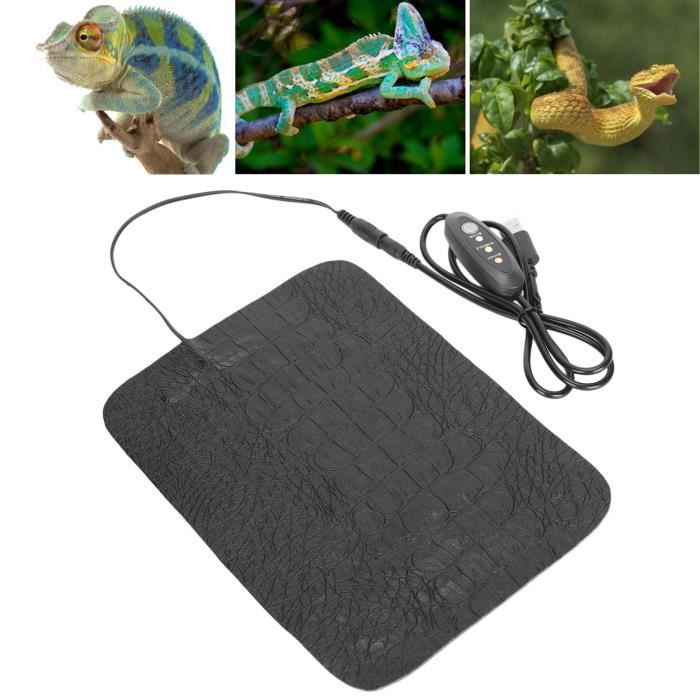 Meilleurs prix pour VGEBY Tapis chauffant pour reptiles Tapis Chauffant Imperméable USB animalerie chauffage L S (33x21x25cm/13x8,3x9,8 pouces)