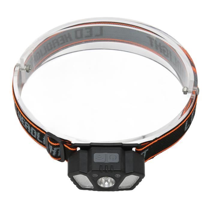 Lampe Frontale LED P50 Rechargeable Super Lumineuse - 3 Modes Pour Chasse/camping (noir)