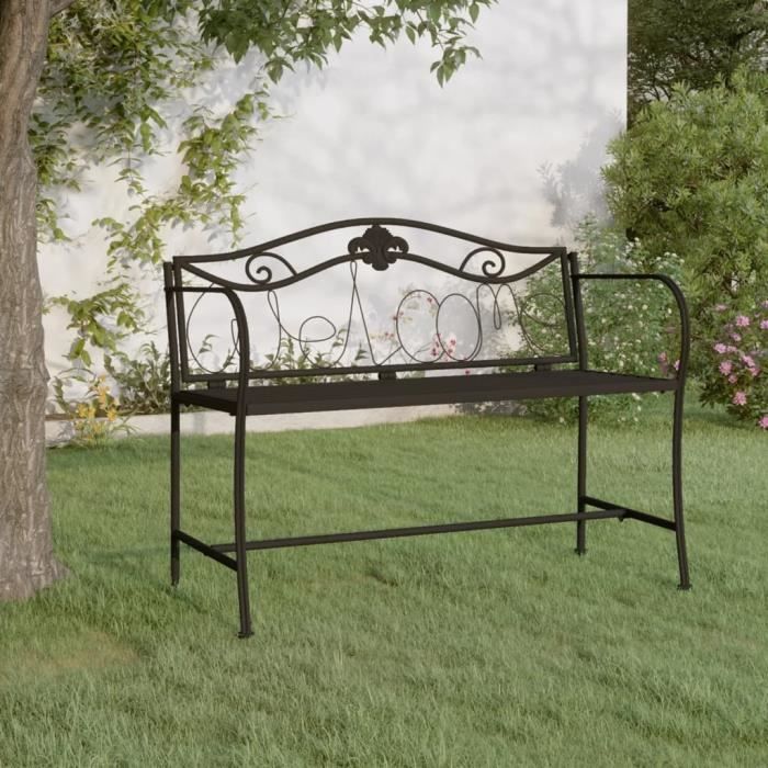 VidaXL Panneau Clôture Jardin Acier Anthracite 1,7x1m - Résistant Intempéries Et Corrosion