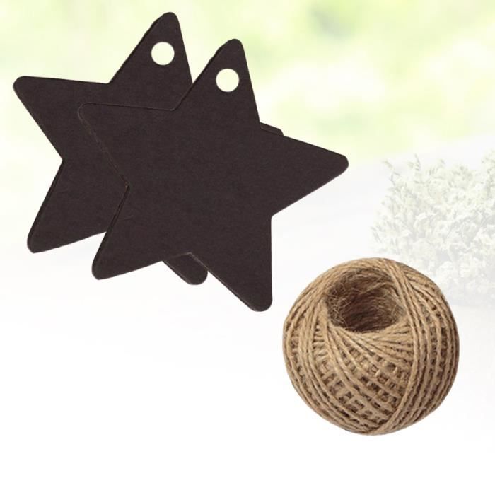 ETIQUETTE ALIMENTAIRE,100pcs Type5--Étiquettes'emballage Cadeau De Noël En Papier Kraft