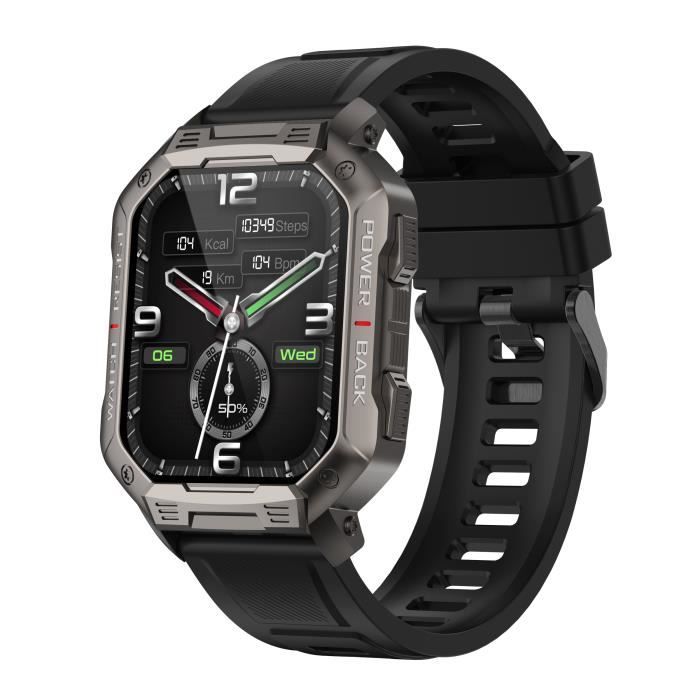 Montre Connectée Homme avec Appel Bluetooth 5.1Numérotation 1.83 Montre Intelligente Smartwatch 19 Modes Sport IP67