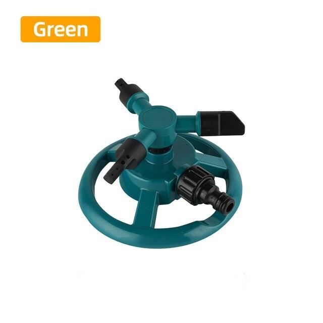 Kit De 2 Arroseurs De Pelouse Rotatifs 360° - 3 Bras Réglables, ABS - Pour Jardin, Irrigation Automatique