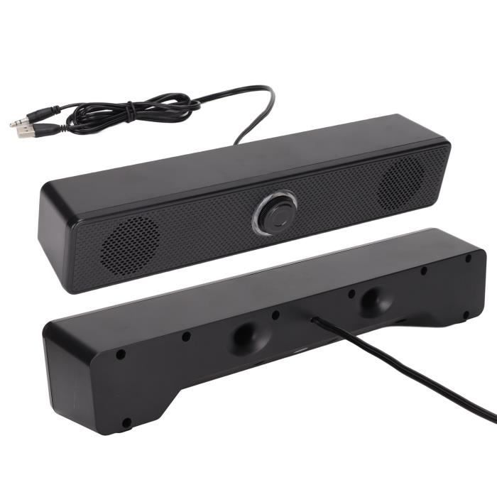 Barre De Son USB Pour PC, TV, Smartphone - Design Compact, Son Surround 360° - Plug & Play