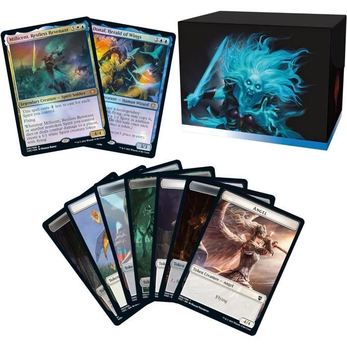 Boîte De Rangement Pour Cartes Magic – Capacité 1100+ Cartes Double Sleeve, 4 Séparateurs, Fermeture Magnétique, Cuir PU