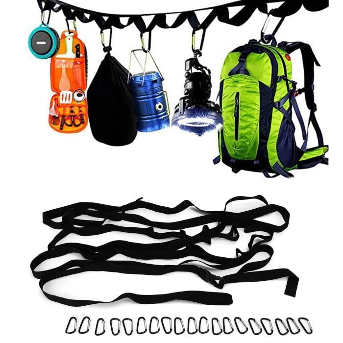 Sac De Rangement Tente De Camping 35,5x8 Cm – PVC 600D, Fermeture Éclair, Poignée – Pour Piquets, Marteaux, Corde, Accessoires Outdoor