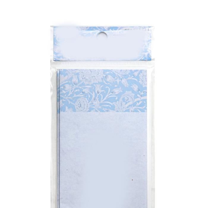 Ensemble Papier à Lettre Et Enveloppes 72 Pièces - Papier Correspondance Sirène Avec Autocollants Pour Cartes Et Invitations