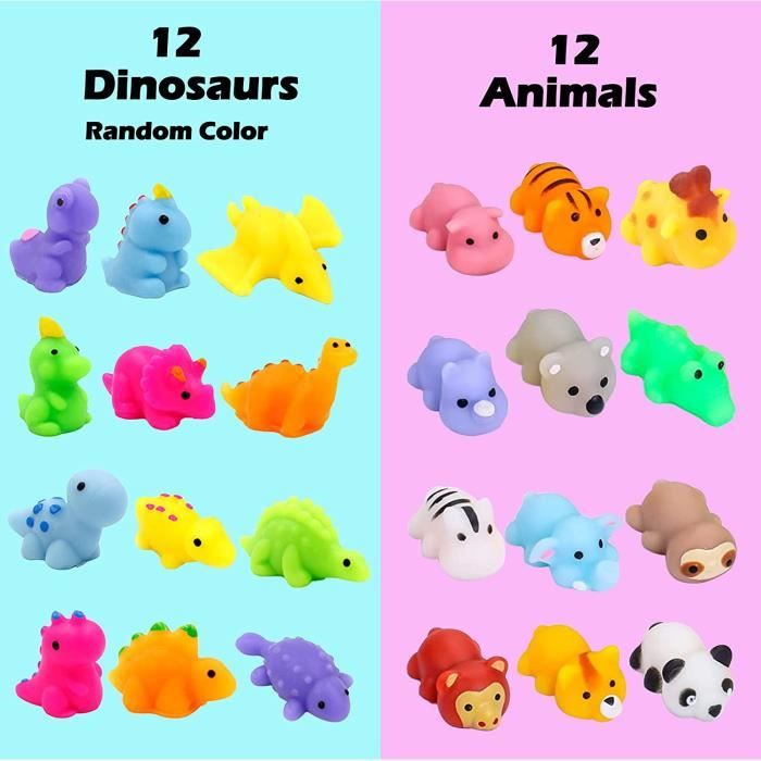 Mignon Squeeze Animaux Jouets, 30 Pièces Squeeze Toys Lot Mini Doux Squeeze  Anti-Stress Dinosaures Soulagement (Stochastique) - Cdiscount Jeux - Jouets