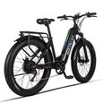 Vélo Électrique Fatbike GUNAI GN26 - Samsung Batterie 48V 17.5AH - Bafang Moteur 500W - Autonomie 40km+ - Noir-2