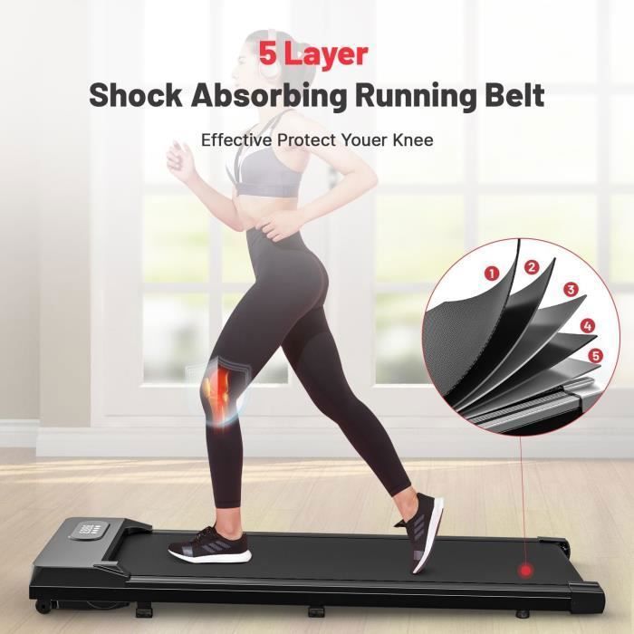 Tapis De Marche Pliable Tapis Roulant électrique Pliant,Walking Pad 10 K/h,Tapis De Course Tapis De Course Inclinable