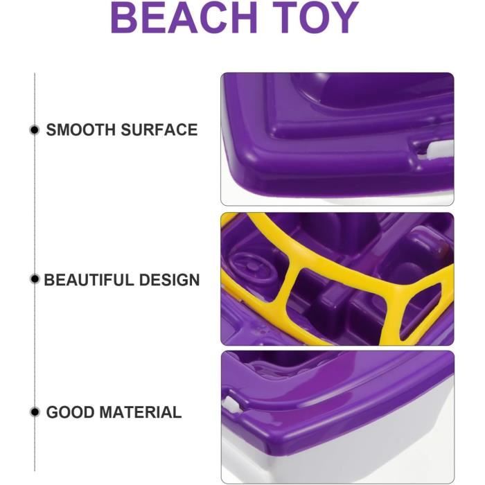 Petit Truc Lot de 3 Bateaux de Bain Petit Canot - Sand - Jouet de bain Petit Truc Lot de 3 Bateaux de Bain Petit Canot - Sand - Jouet de bain