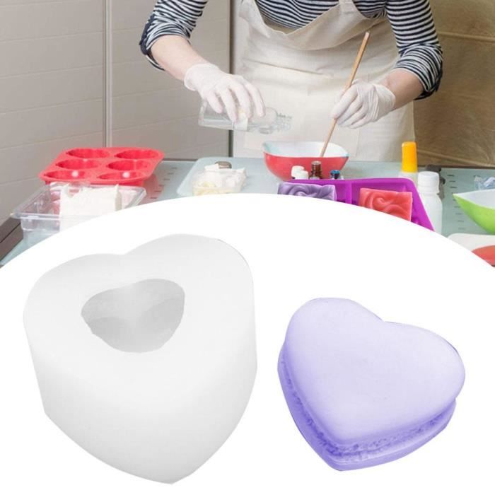 Moule Savon Silicone 3D Cavité Massage - Moule DIY Fabrication Savon Ovale Maison Spa