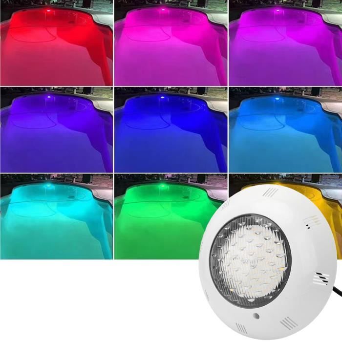 4 X Lampes LED Bleues 12V Pour Bateau – Étanches IP68, Boîtier Alu, 3W Chacune, Usage Sous-marin