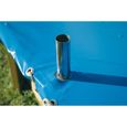 Bâche d'hiver et de sécurité pour piscine Ubbink 470x820 cm - PVC 550g/m² - Bleu-3