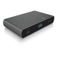 IcyBox ICY BOX Thunderbolt 4 Dock / HUB (5-en-1), Station d`accueil avec 2 Sorties vidéo (4k 60Hz), USB-C, USB 3.2 Gen-3