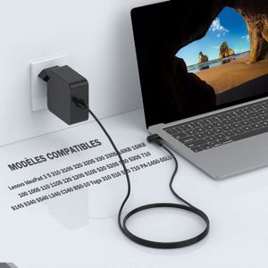 Chargeur 65W USB-C Pour Lenovo ThinkPad 13 (2e Génération) 20J1 - Marque Visiodirect, Neuf