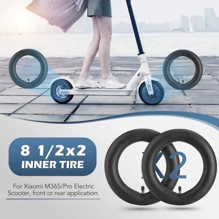 Ensemble de deux pneus 230x50 pour trottinette électrique Xiaomi Scooter 3  Lite Wispeed T855 - Blanc - Adulte - Cdiscount Sport