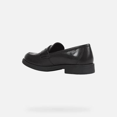 Geox Mocassins Fille Jr Agata A - Cuir Respirant Confortable
