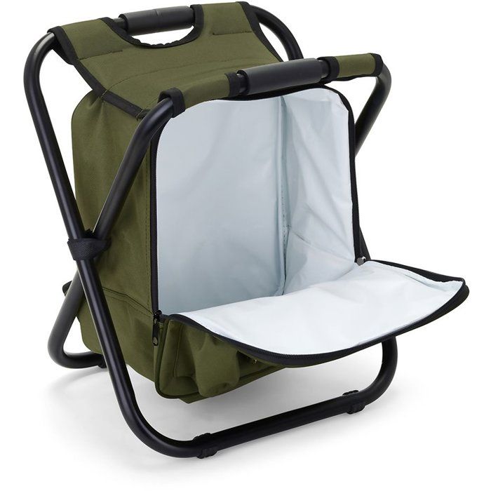 Sac à Dos Isotherme 3-en-1 HANERDUN – Chaise Pliable + Glacière Souple – Pêche, Rando, Camping