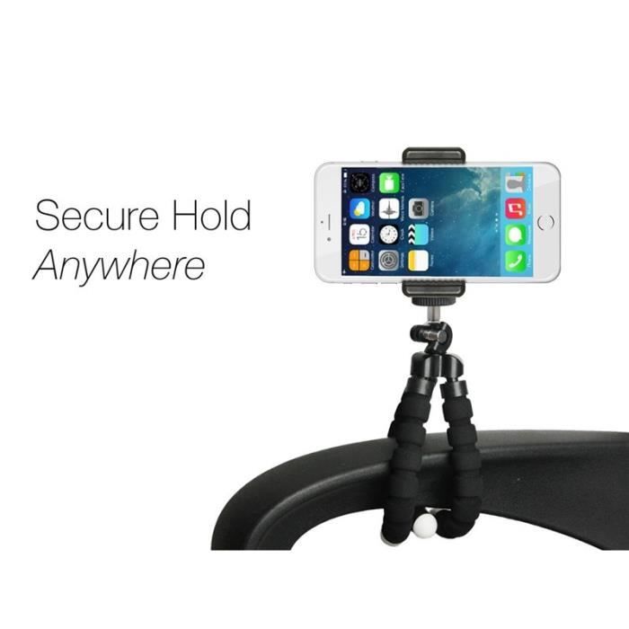 Support Trépied Universel Pour Smartphone - Télécommande Bluetooth Incluse