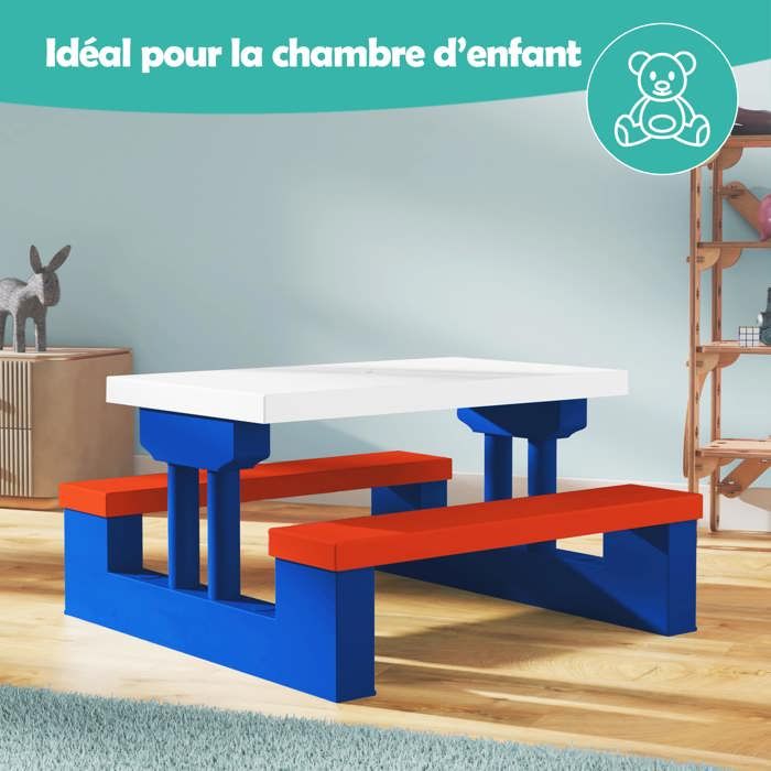 Table De Pique-nique Pliante Enfant - Vintage Rouge - Occasion