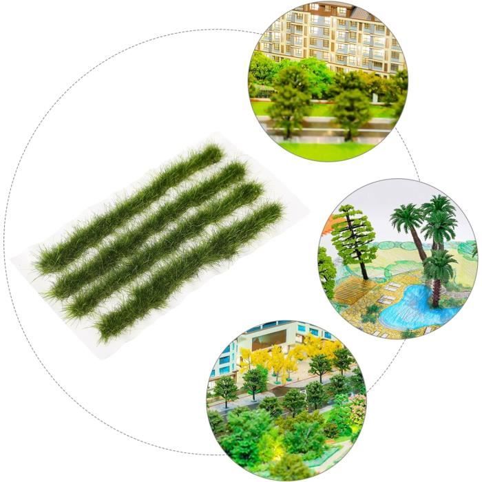 Woohome 106 PCS Modèle Arbres Gazon Lichen pour Feuillage, Rose et