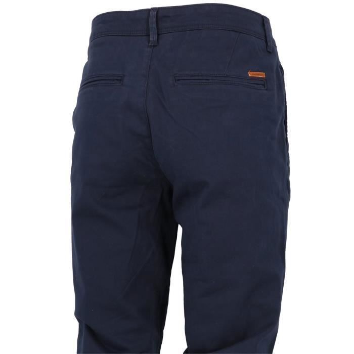 Pantalon Slim Jack & Jones Bleu Marine En Coton épais - Taille W28/38FR Occasion Très Bon état