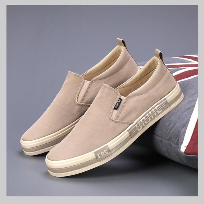 Mocassins Homme En Cuir - Confortables Et Légers - Semelle Antidérapante - Pour Conduite Et Quotidien
