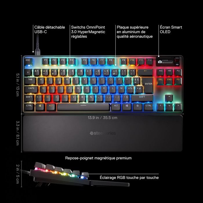 Ce clavier gamer Steelseries tombe sous les 40