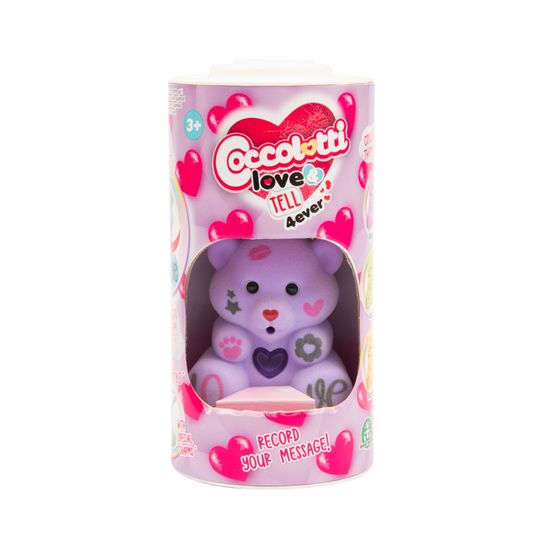 Ourson Interactif Coccolotti Love & Tell - Enregistreur Message - Effets Lumineux