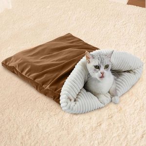 Sac de couchage chaud lavable pour temps froid, 175 x 80 cm, motif chat mignon | Sacs de couchage pour adultes par temps froid, pour intérieur