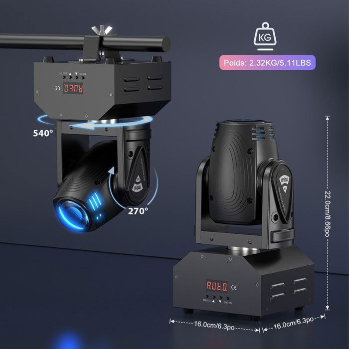 Jeu De Lumière DJ 200W Bee Eye Beam Light-E3 - Ouvert Mais Jamais Utilisé