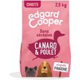Edgard  Cooper Croquettes Chiot Chien Junior sans Cereales Nourriture Naturelle 25kg Canard et Poulet Frais Alimentation Sai[2575]-0
