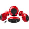 Edifier E255 - Système de haut-parleur - pour home cinéma - Canal 5.1 - sans fil - Bluetooth - 400 Watt (Totale) - rouge-0