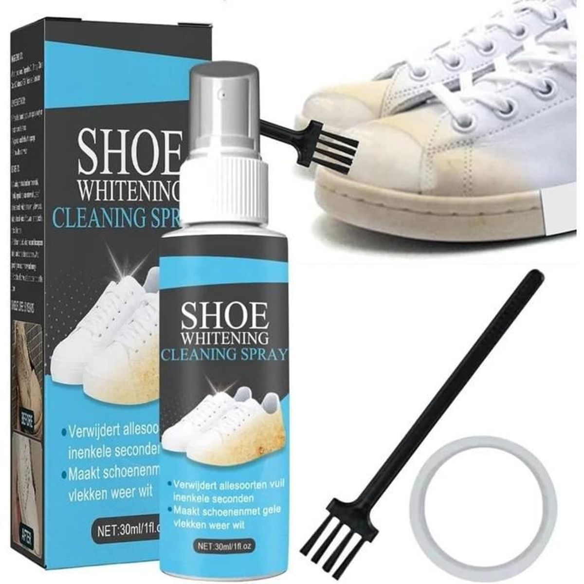 Shoes Whitening Spray, Restorer & Stain Remover for Sneakers and Casual