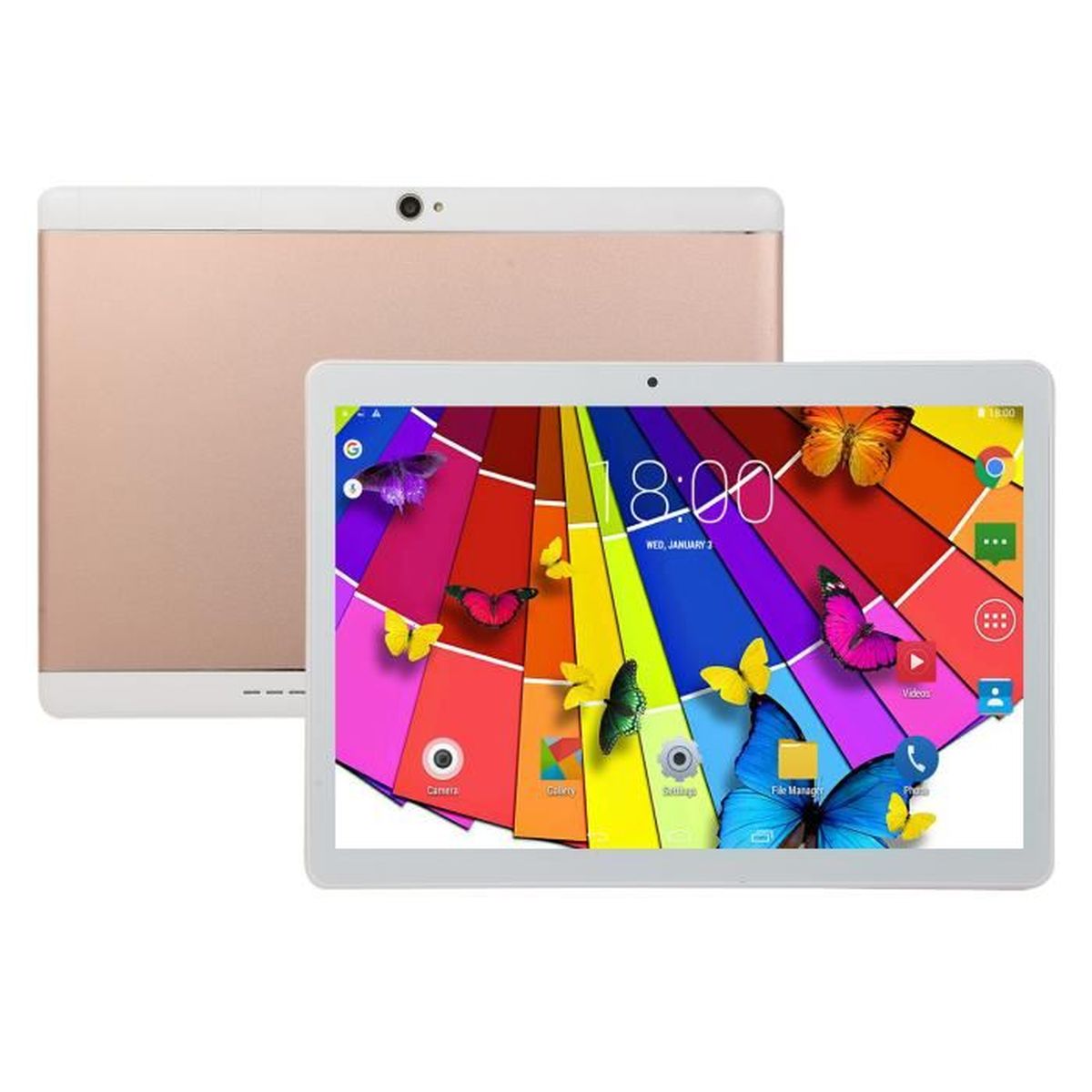 Tablette 10,1 pouces Android 8.0 Bluetooth PC