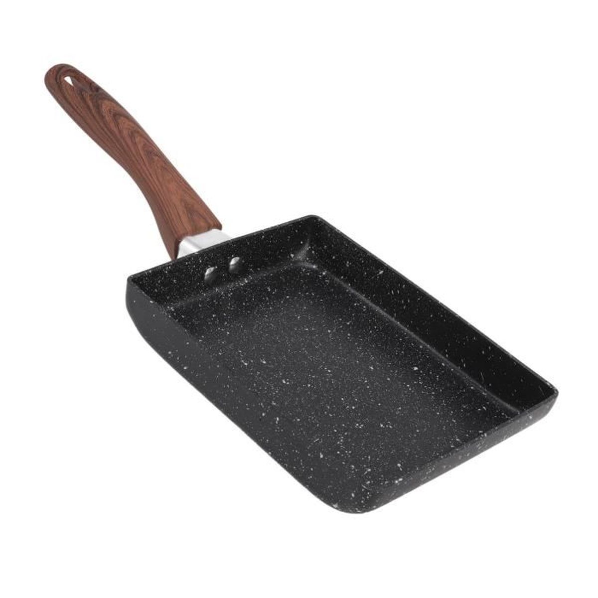 Poêle pour Tamagoyaki et Poêle à Omelette,Poêle Japonaise Tamagoyaki,Poêle à Frire Antiadhésive pour Cuisinière et Induction - Maison