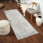 SURYA Tapis de Couloir à Poils Courts Doux Vintage Oriental LOU 80x220cm Multicolore/Corail