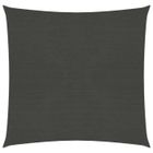 Voile d'ombrage - ESTINK - Carré - 160 g/m² - Anthracite - Perméable au vent et à l'eau