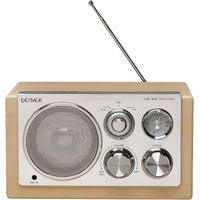 Radio portable DENVER TR-61 - FM/AM AUX - bois clair