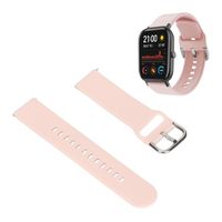 Smartwatch Bande Silicone 20mm Montre Bracelet Couleur Unique pour Amazfit GTS 3 GTS 2 Bip S Bip U (Rose) YUI-7029164930797